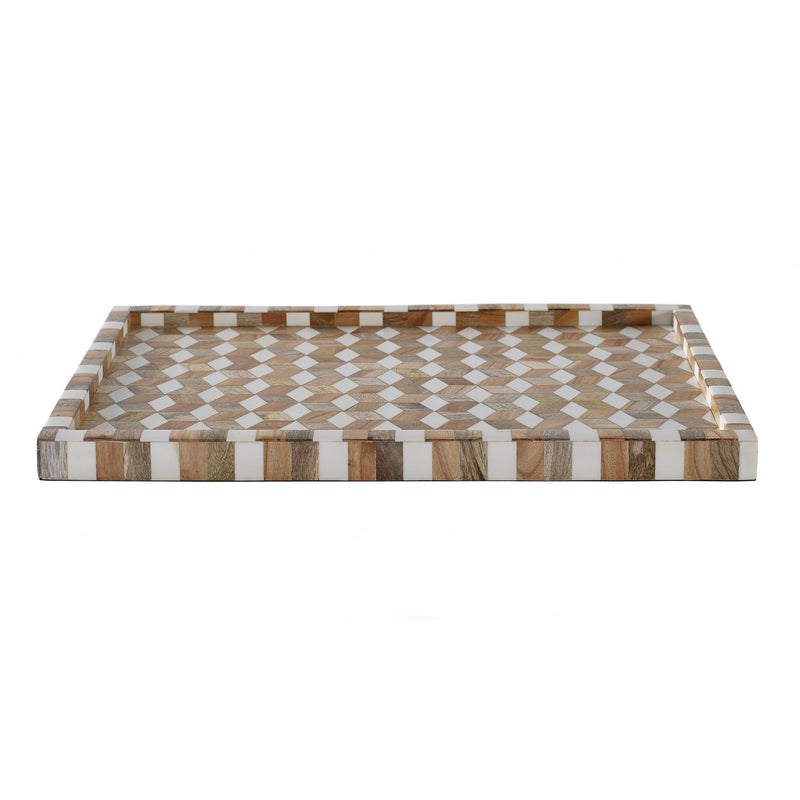 Earle Tray Natural / Multi and Medium Gray in Various Sizes Alternate Image 1
