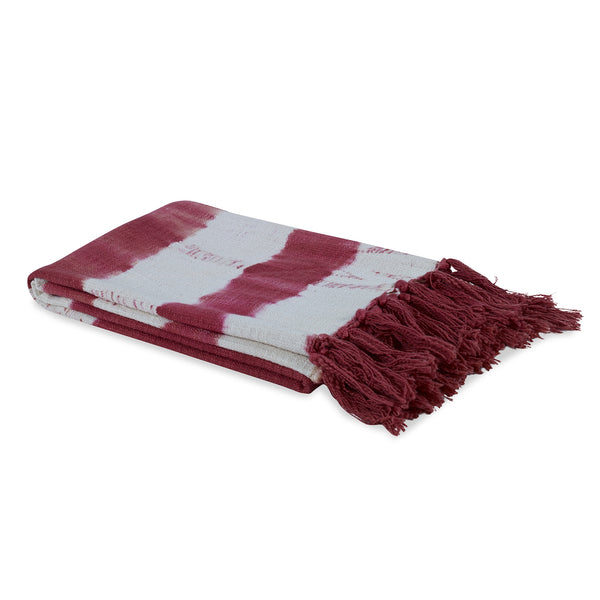 Sunset Cotton Throw in Various Colors Flatshot Image 1