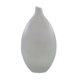 Striebeck Vase Cream and Medium Gray Flatshot Image 1