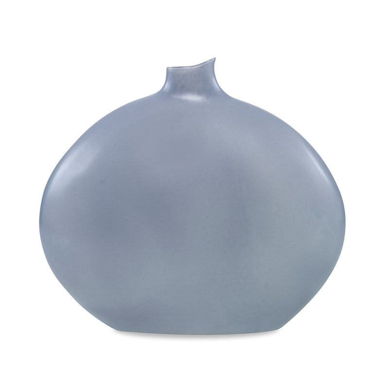 Marico Vase Light Gray and Medium Gray Flatshot Image 1