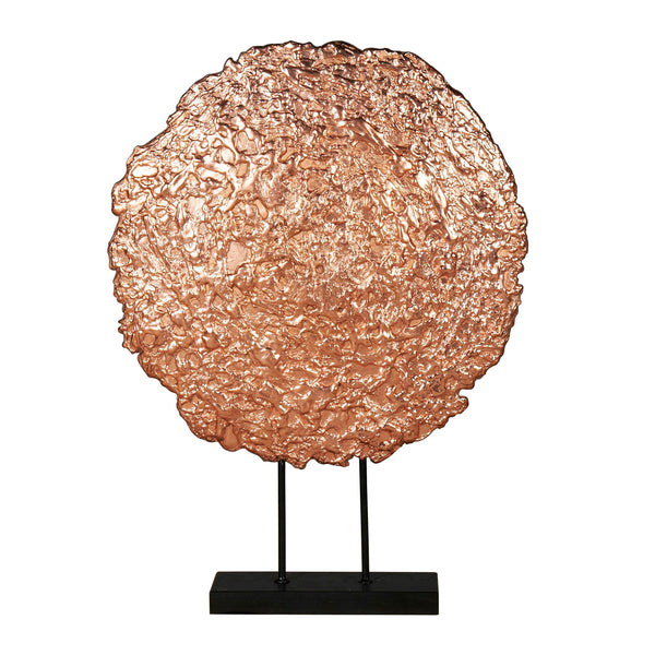 Jeffords Sculpture Copper / Black and Coral Flatshot Image 1