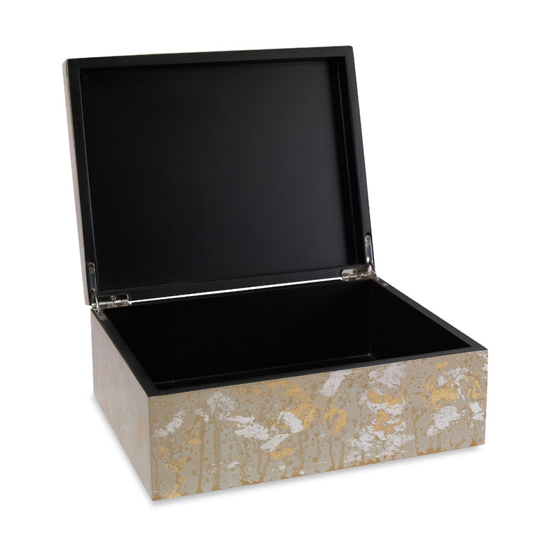 Victoria Box Gold / Silver and Medium Gray in Various Sizes Alternate Image 1
