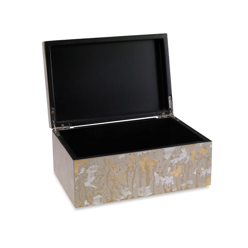 Victoria Box Gold / Silver and Medium Gray in Various Sizes Alternate Image 1
