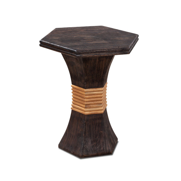 Hosmer Side Table Dark Walnut Flatshot Image 1