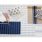 Beachwood Handwoven Rug in Natural and Navy in multiple sizes