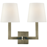 Square Tube Double Sconce 1