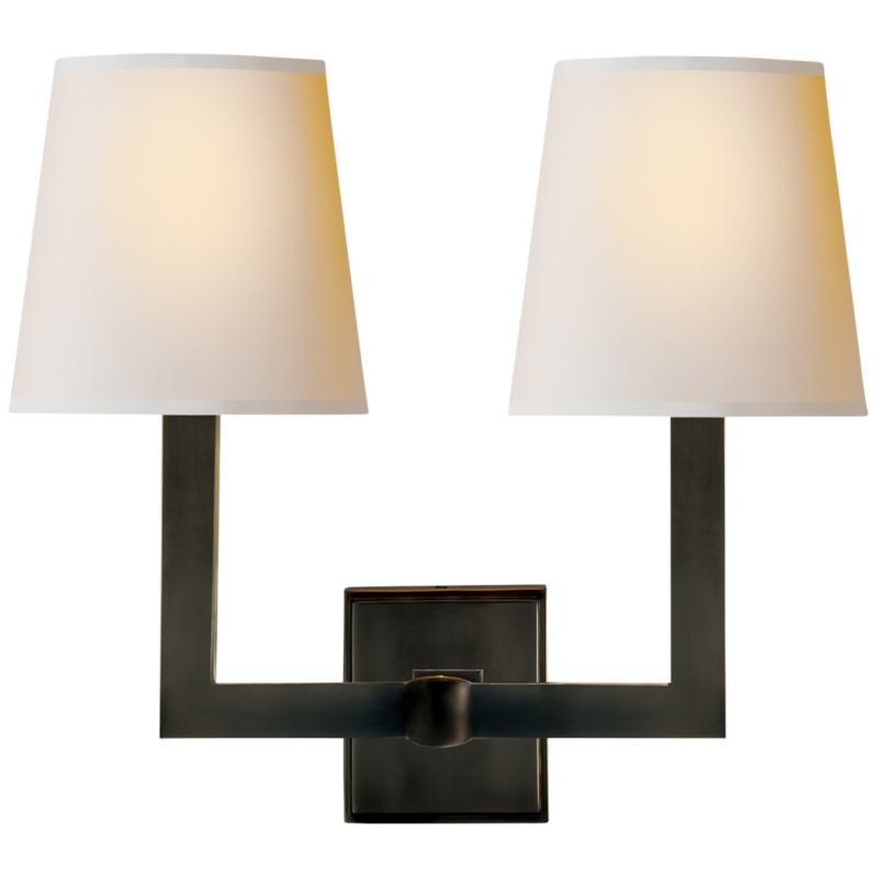 Square Tube Double Sconce 7