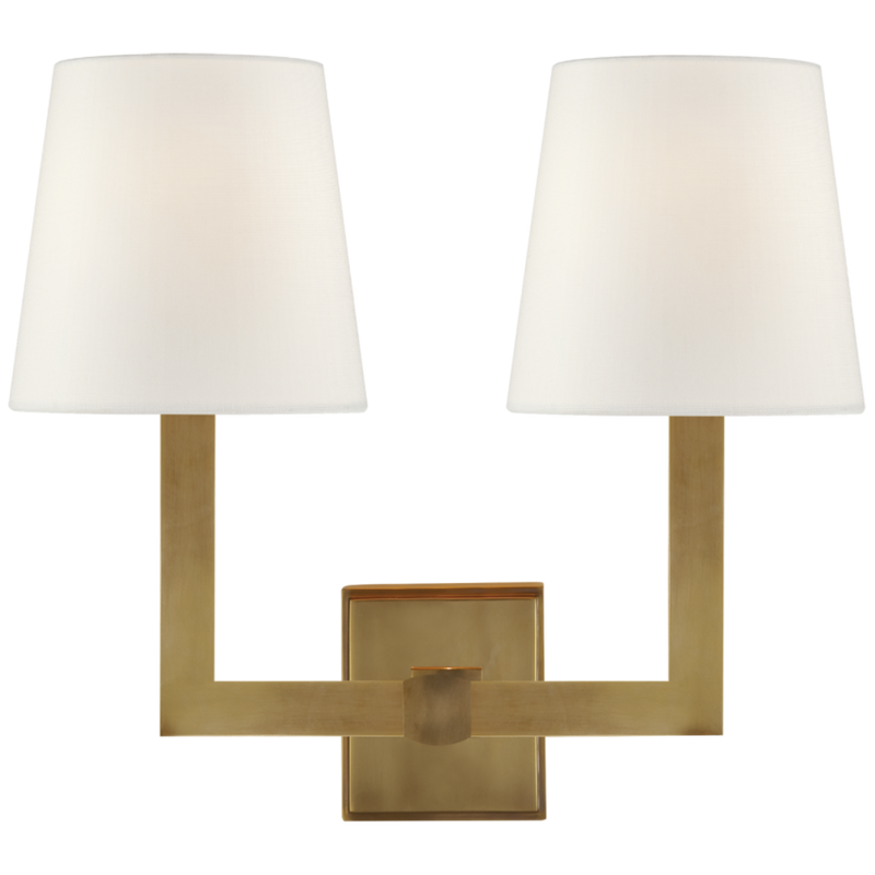 Square Tube Double Sconce 9