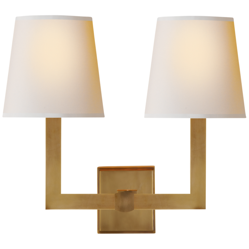 Square Tube Double Sconce 11