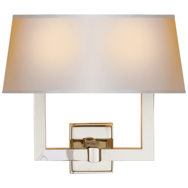 Square Tube Double Sconce 16