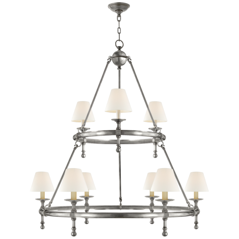 Classic Two-Tier Ring Chandelier 1