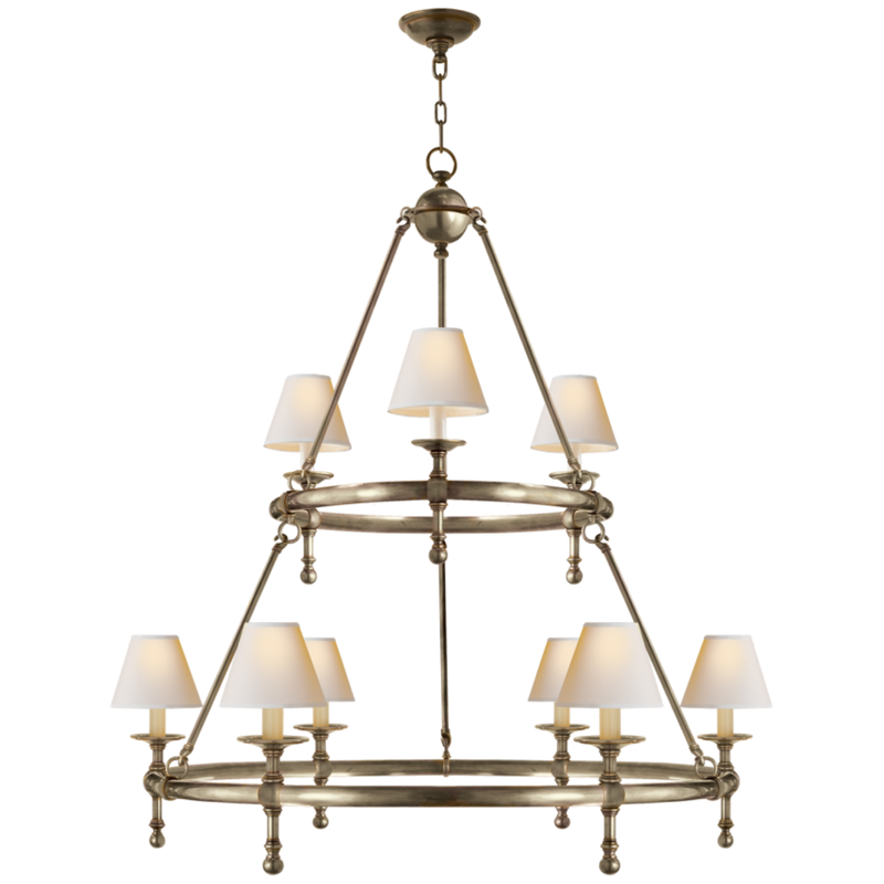 Classic Two-Tier Ring Chandelier 2