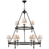 Classic Two-Tier Ring Chandelier 4