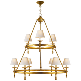 Classic Two-Tier Ring Chandelier 6