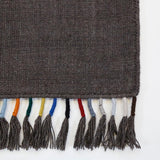 tassle handwoven rug in mocha in multiple sizes design by pom pom at home 11