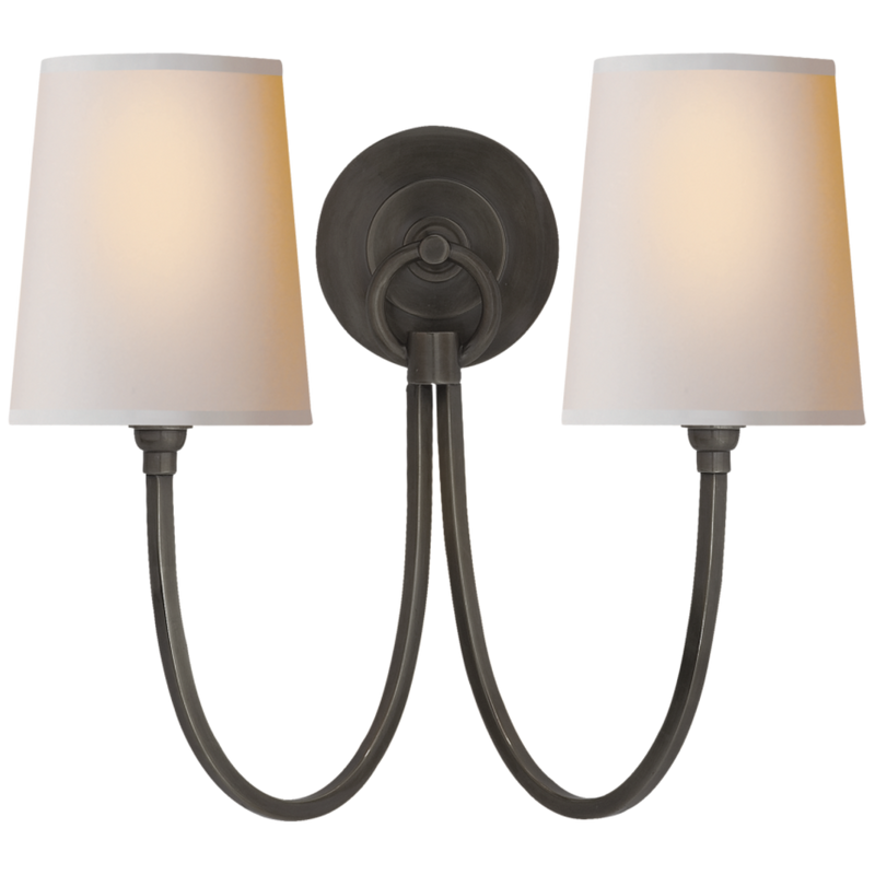 Reed Double Sconce 4