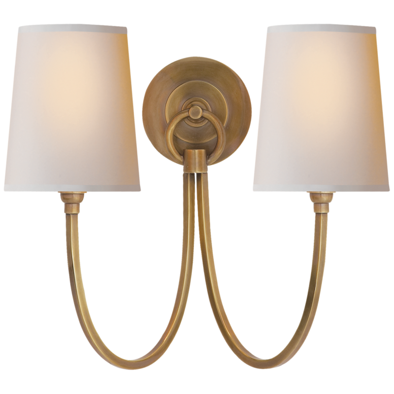 Reed Double Sconce 6