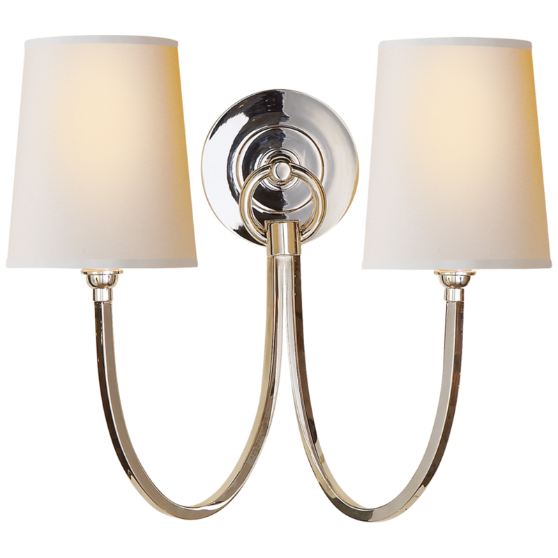 Reed Double Sconce 10